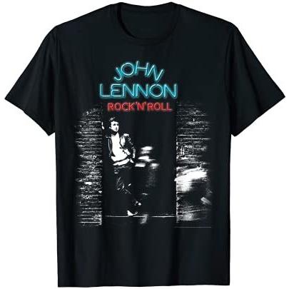 ファッション マラソン限定 ポイント5倍 ジョン レノン John Lennon Rock N Roll Tシャツ ブラック S Mklc7diyyf Www Totenka Com
