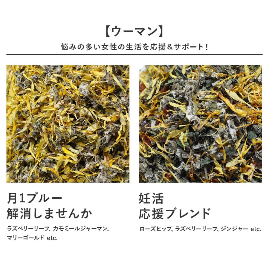 ハーブティー お試しセット 選べる15g×3セット 全20種類以上から選べる 茶葉 ブレンド 初めての方に|bluemoon-herb|07