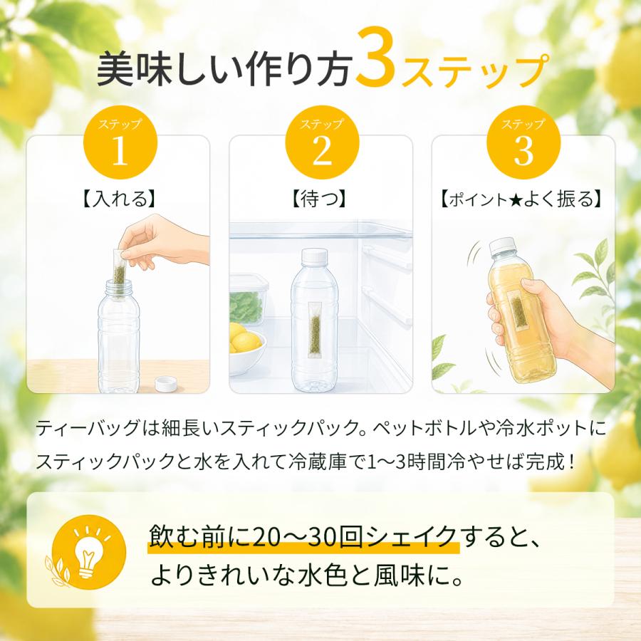 グリーンルイボスティー グリーンルイボスれもん 水出し 4g×12包 最