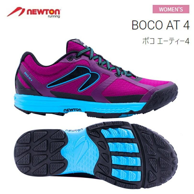 NEWTON（ニュートン）レディース ランニングシューズ BOCO AT 4（ボコ エーティー4）Rasbery/Black (ラズベリー×ブラック) [W005219] ※返…