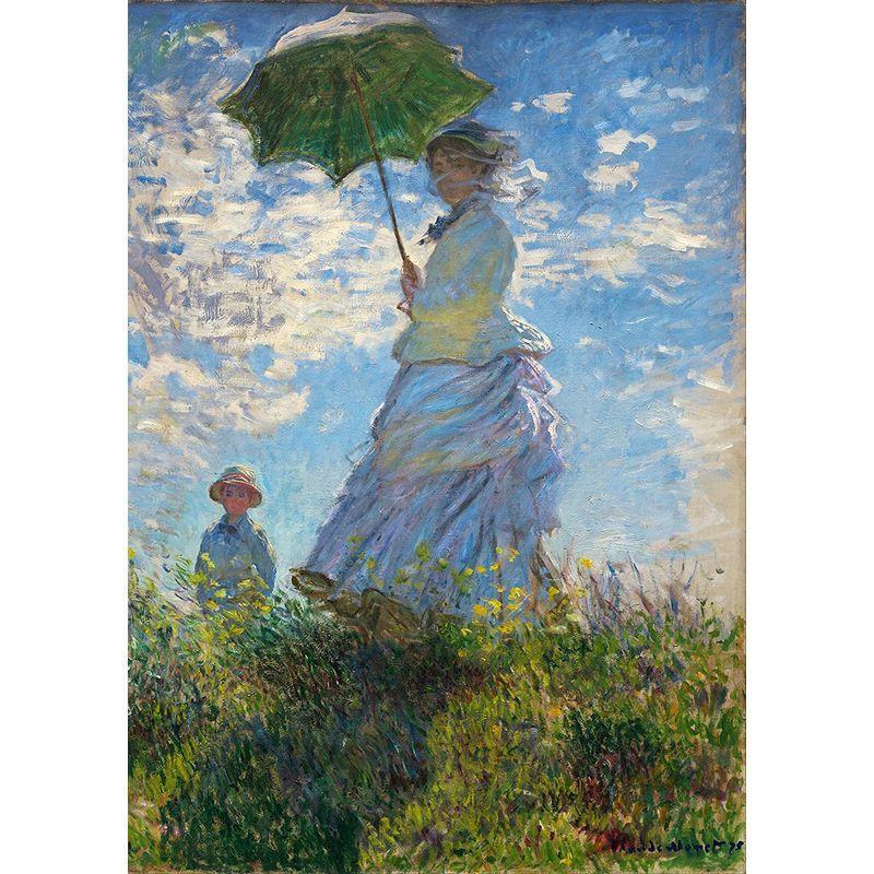 ポスター モネ 絵画 散歩 日傘をさす女性 サイズ日本製 インテリア 壁紙用 壁紙 おしゃれ アートポスター 激安