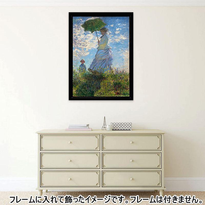 ポスター モネ 絵画 散歩 日傘をさす女性 サイズ日本製 インテリア 壁紙用 壁紙 おしゃれ アートポスター 激安
