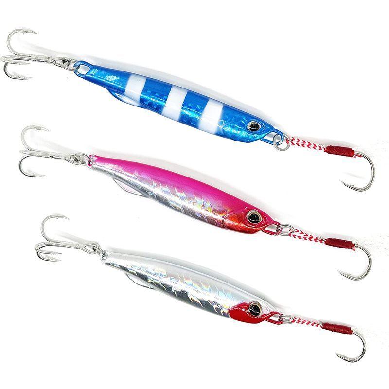 日本産 トトモカ Totomoka メタルジグ ルアー ジグ 3個 セット 10g 15g g 25g 30g 40g 60g 80g 100 Wantannas Go Id
