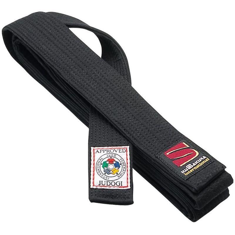 九桜 JOIB フェルト芯入試合用黒帯 6号 J JOIB6.5B|blueowl70|02