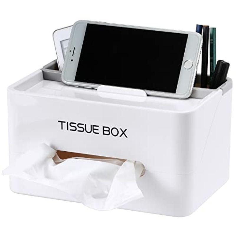Namiku ティッシュケース おしゃれ リモコン収納 ティッシュボックス スマホスタンドとメガネ置き 卓上収納ケース 化粧品 小物入れ 浴 4stsxy18yz 家具 インテリア Gradbound Com