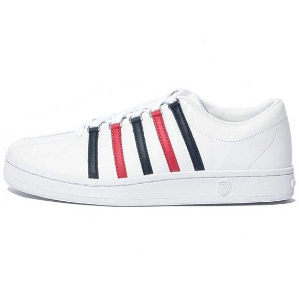 【メンズカジュアルシューズ】K-SWISS（ケースイス） CLASSIC 88（クラシック 88） ローカットスニーカー　36022482 WHT/DBL【470】｜bluepeter｜02