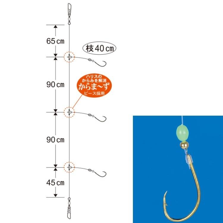 釣り 仕掛け がまかつ 泉州鬼アジ仕掛 金 510 Bluepeter 通販 Yahoo ショッピング