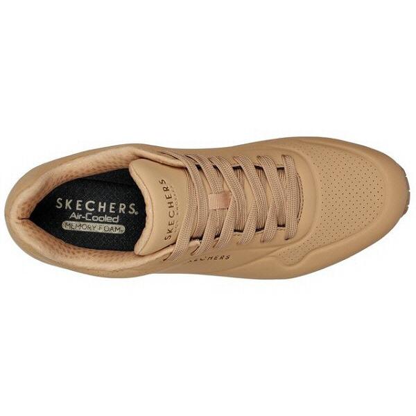 【カジュアルシューズ】SKECHERS（スケッチャーズ） UNO-STAND ON AIR（ウノ スタンド オン エア） メンズスニーカー　52458-TAN【470】｜bluepeter｜04