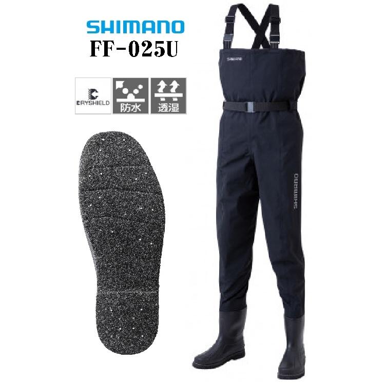 釣り】SHIMANO DS3ウェーダー FF-025U チェストハイ・カットピン 