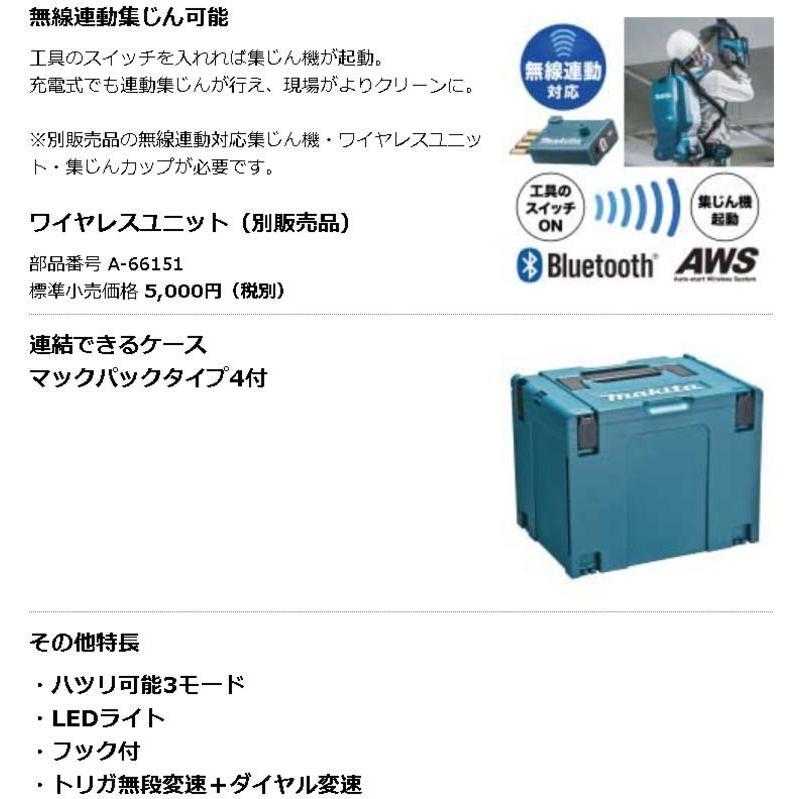 【送料込み】40Vmax 28mm充電式ハンマドリル(本体のみ)  マキタ HR001GZKB【460】｜bluepeter｜08