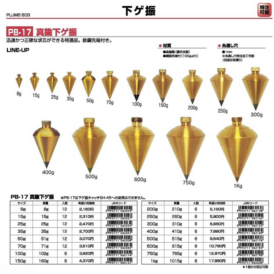 真鍮下ゲ振　3セット 真鍮下ゲ振3セット