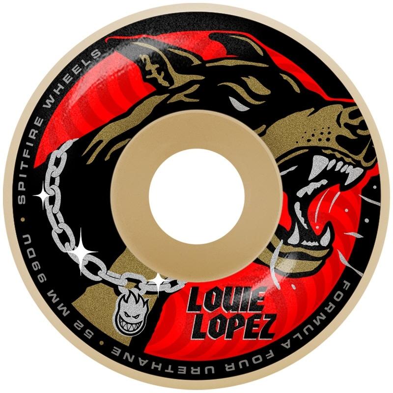 【スケートウィール】SPITFIRE(スピットファイア) FORMULA FOURL(F4)OUIE LOPEZ UNCHAINED(4個1セット)52mm【750】｜bluepeter