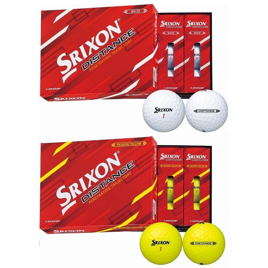 【ゴルフボール】SRIXON(スリクソン) 2022年4月発売 NEW DISTANCE BALL 1ダース(12球入)【750