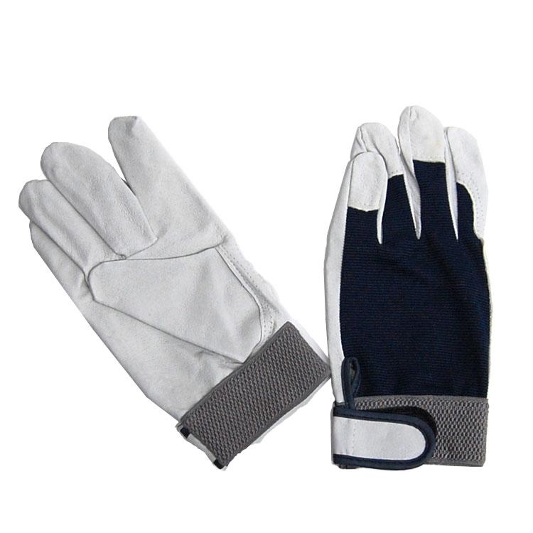 作業手袋】【まとめ買い】 ユニワールド 革手工房 豚革クレスト360 10