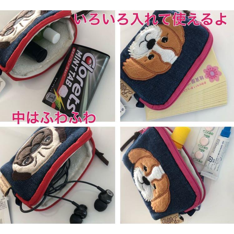 ミニオールマイティポーチ コインケース カードケース ミニポーチ デニム生地 トイプードル シーズー シュナウザー ダックス 柴犬 パグ 送料無料 081 雑貨屋ブルーリーフ 通販 Yahoo ショッピング