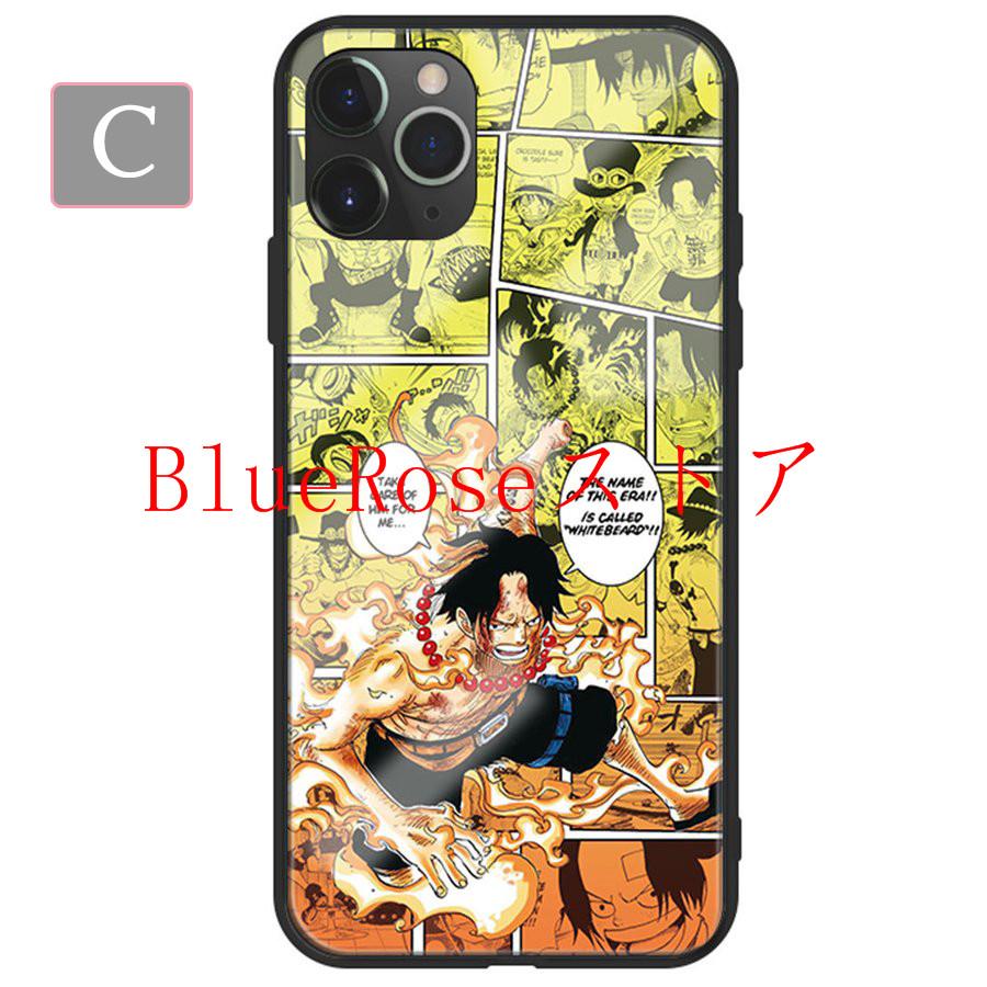 ワンピース Luffy ナミ ルフィ ゾロ サンジ iPhone14 携帯ケース スマホケース 強化ガラス 耐久性 ガラスケース iPhoneケース 各機種対応 耐衝撃　全面保護｜bluerosestoa｜04