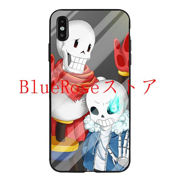 アンダーテール　sans 超可愛い　ガラス iPhoneケース アイフォン 11 スマホ用ケース 大人気   キャラクターグッズ　ア｜bluerosestoa｜07