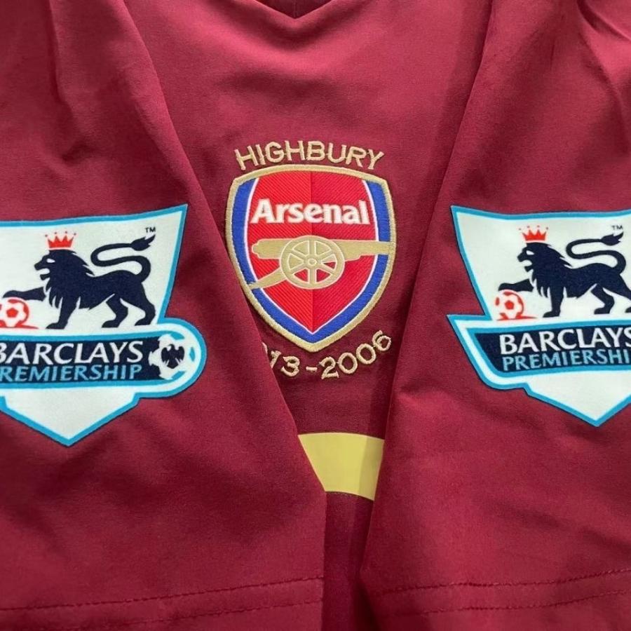 【*た様 アーセナル 05/06 ホーム ユニフォーム 14番 ヘンリー 長袖 アーセナル 05/06 ホーム ユニフォーム 14番 ヘンリー XL 05-06