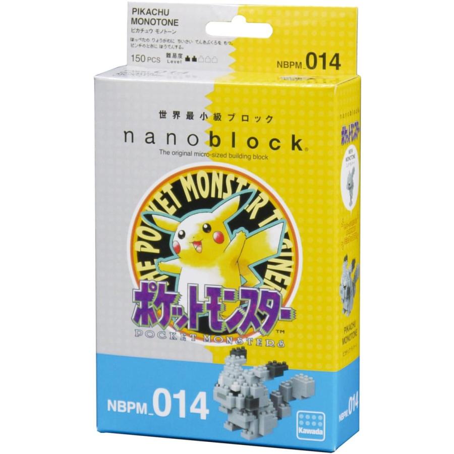 話題の行列 ポケットモンスター ナノブロック ピカチュウ Nbpm 014 モノトーン ジグソーパズル