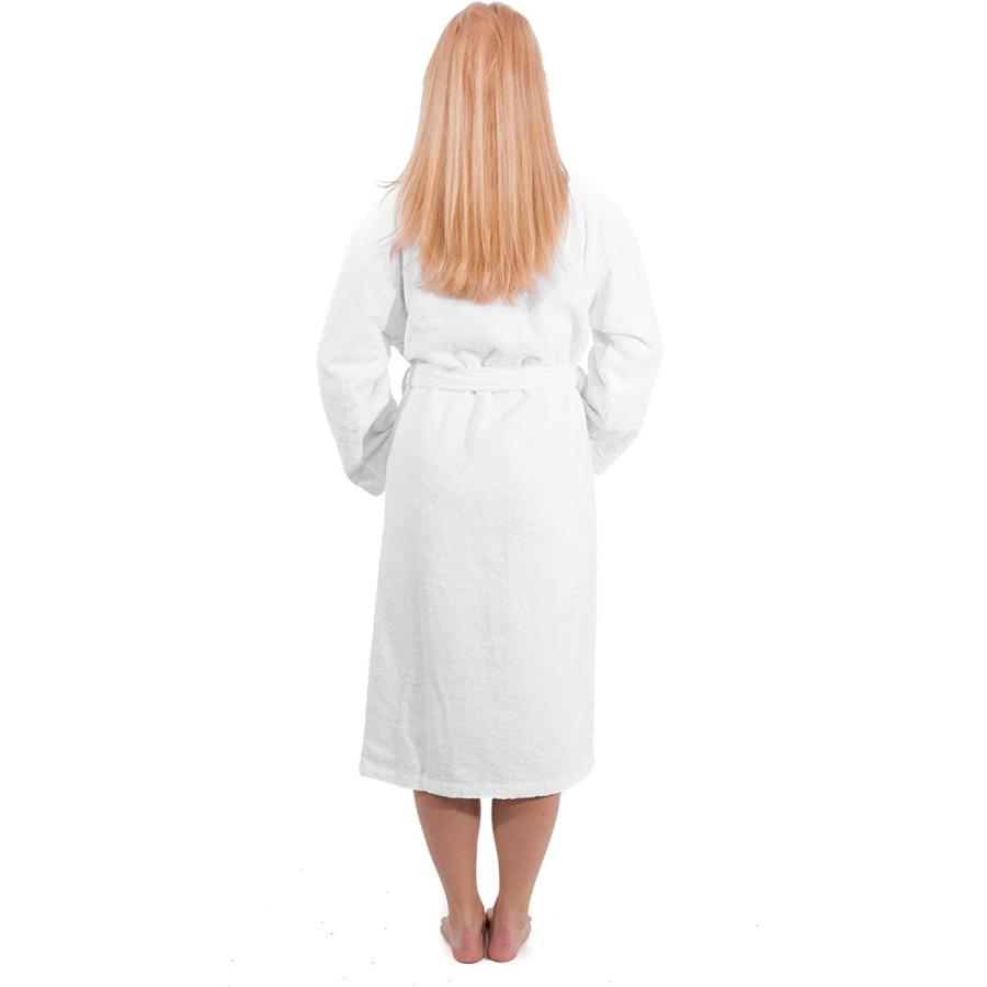 新しく着き バスローブ 高級 B01m3y6zgv ホワイト M トルコ綿100 ホテル仕様 最高品質 タオル地 バスローブ Hassoncaterers Com