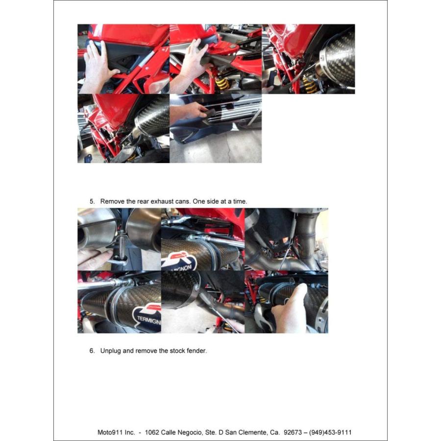 DMP 2008-2013 Ducati 848 2007-2011 Ducati 1098 2007-2011 Ducati 1198 フェンダーエリミネーターキット ウィンカーとプレートライト付き 685-8100 米国｜blueseainc｜09