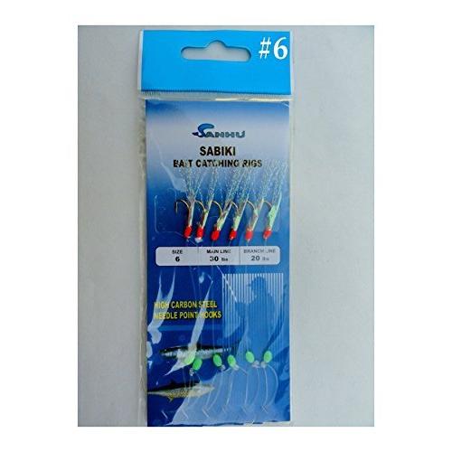サイズ# 8サビキ釣り餌リグフック6 Saltwater Fishing Lure Choose その他ソフトルアー your数量 ブルーシー ... - Blueseainc B07f5mnx7n