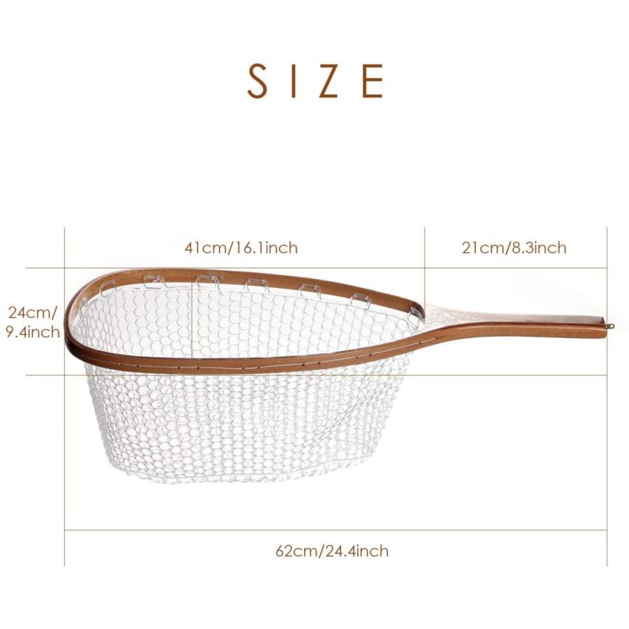 感謝価格 ソフトラバーメッシュ ランディングネット フライフィッシング Sf トラウトネット Head Square キャッチアンドリリースネット 生活雑貨 Lifeinlacruz Com