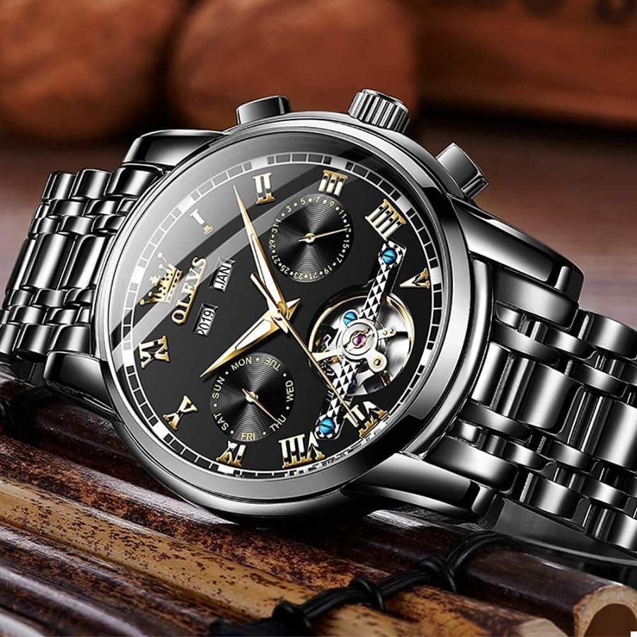 売れ筋がひ新作 Olevs スイスブランド 自動巻き機 クラシック ファッションラグジュアリーブランド メンズ 自動巻き バッテリーなし 自動巻き腕時計 自動巻き腕時計 メンズ 腕時計 Morrismonument Com