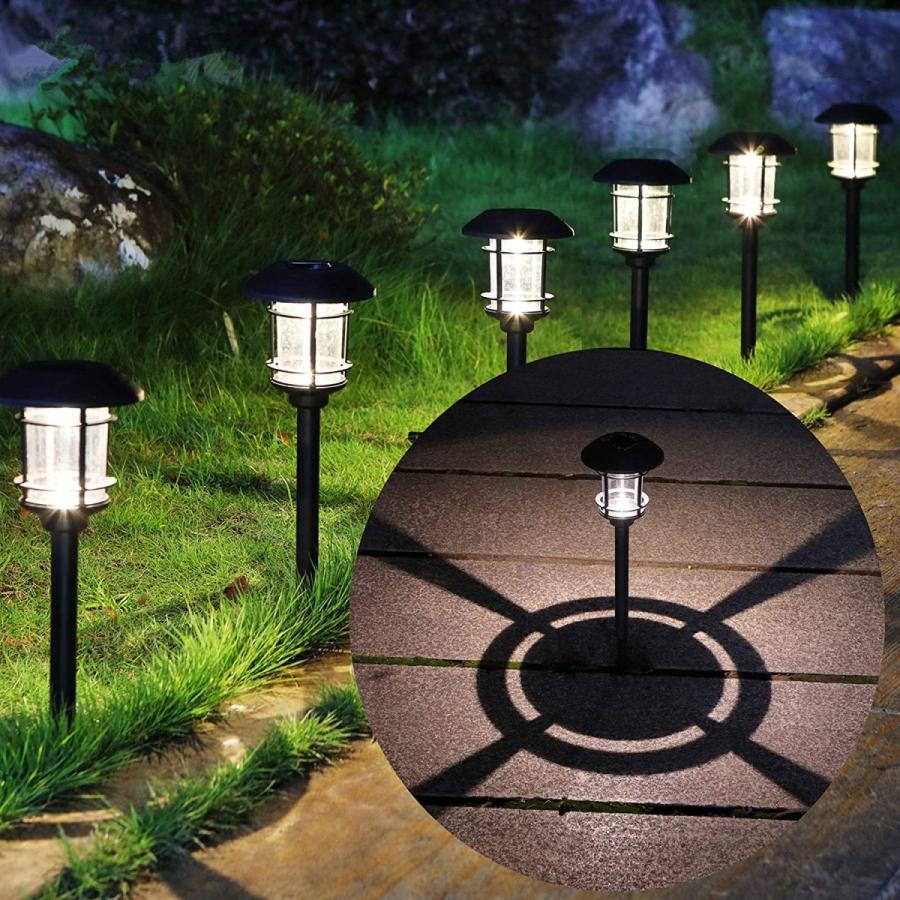 Maggift 6ルーメン 太陽電池式通路ライト ガーデンライト 庭園灯 6個パック 屋外風景ライト 防水 太陽電池式通路ライト ソーラーガーデンライト 芝生 6個パック デッキ テラス 歩道 私道 温白色 B0kqv1kf 庭 ブルーシーインク ベストセラー商品の工場直販