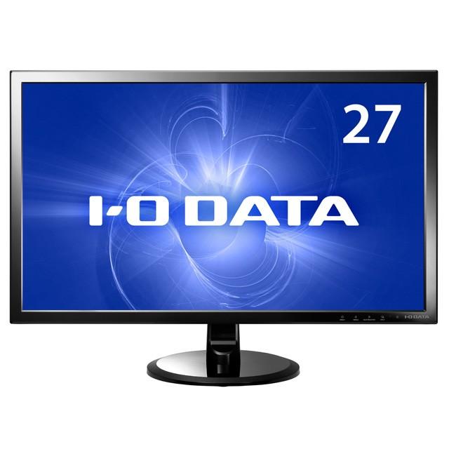 【数量限定 】IO DATA LEDバックライト採用 1920x1080 フルHD 超解像技術搭載 27型ワイド液晶ディスプレイ D-Sub  DVI HDMI｜bluesky-eshop