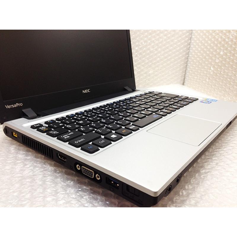 美品♡Versapro コンパクトノートパソコン Corei3 SSD128GB VersaPro ノートパソコン Windows10 Pro 64bit NEC VKL27B-2 Core i3