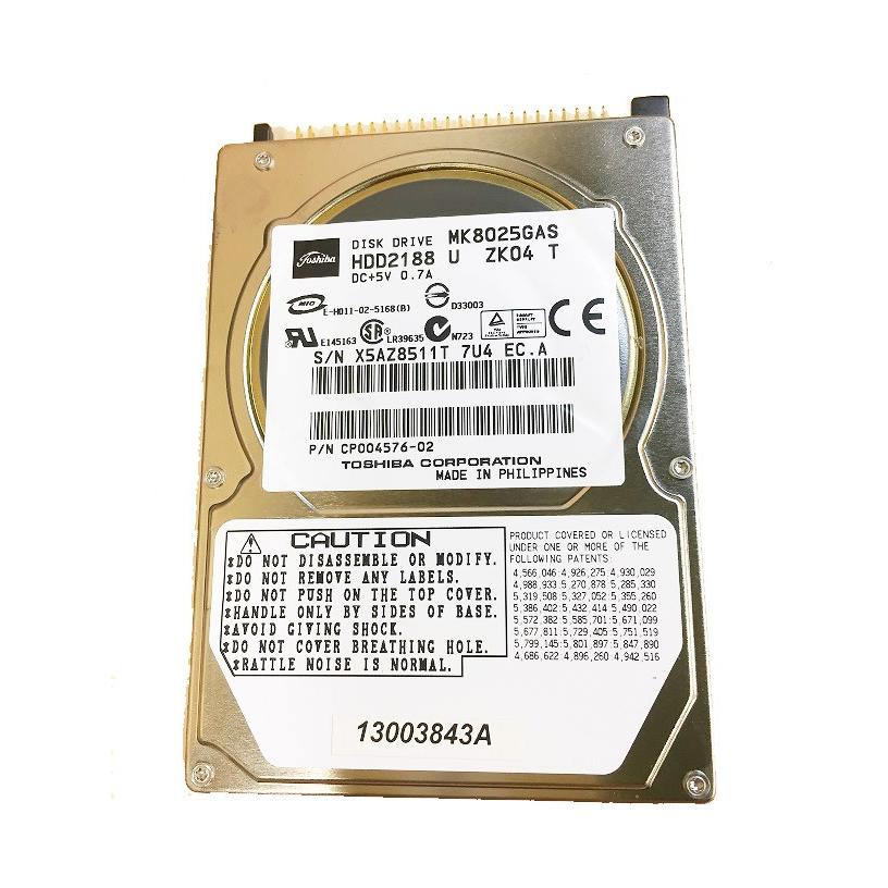 送料無料★2.5インチ 内蔵HDD　ノート用HDD　東芝 2.5inch HDD 80GB IDE MK8025GAS Ultra ATA/100 9.5mm 4200rpm 中古HDD　ノートハードデスク｜bluesky-eshop