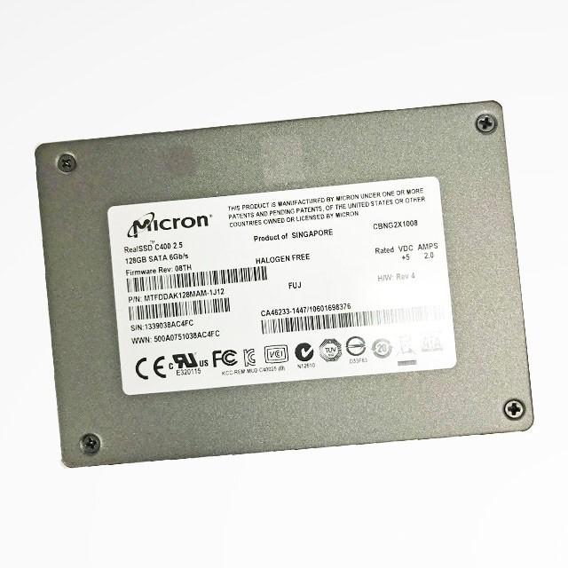 TOSHIBA（東芝） Micron RealSSD C400 2.5インチ 128GB SATA 6GB/S 9mm