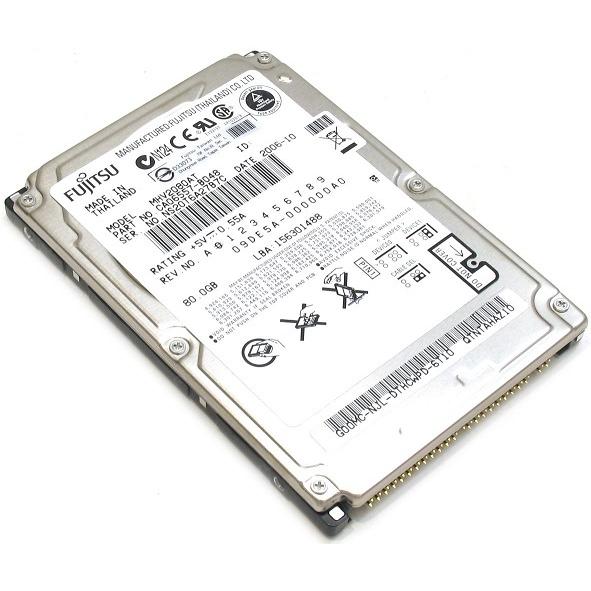 送料無料★2.5インチ 内蔵HDD　Fujitsu ノート用HDD 80GB　IDE ハードディスク MHV2080AT 4200RPM PATA IDE Ultra ATA【中古】｜bluesky-eshop