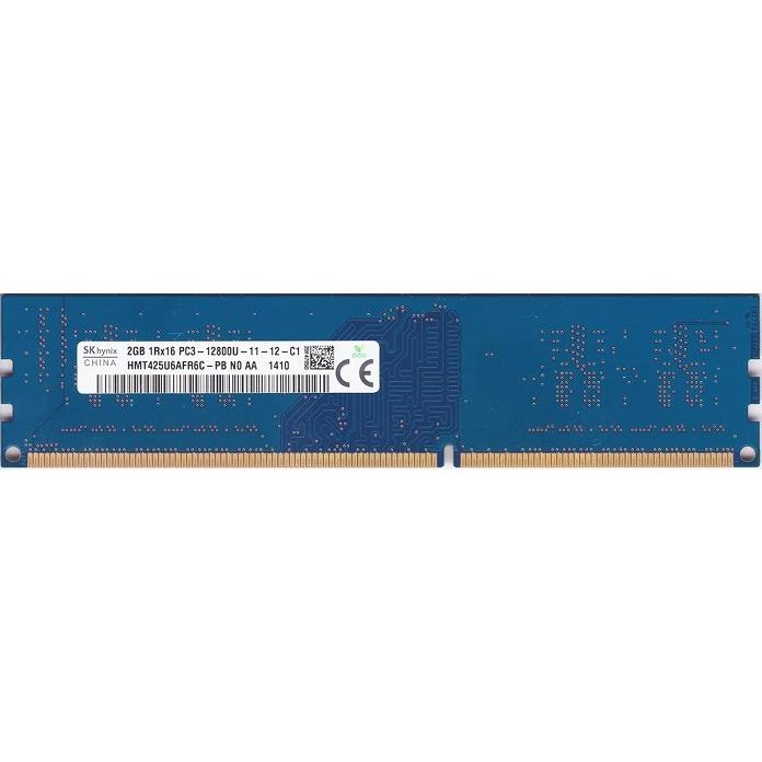デスクトップPC用メモリ skhynix PC3-12800U DDR3 1600 2GB 1R×16