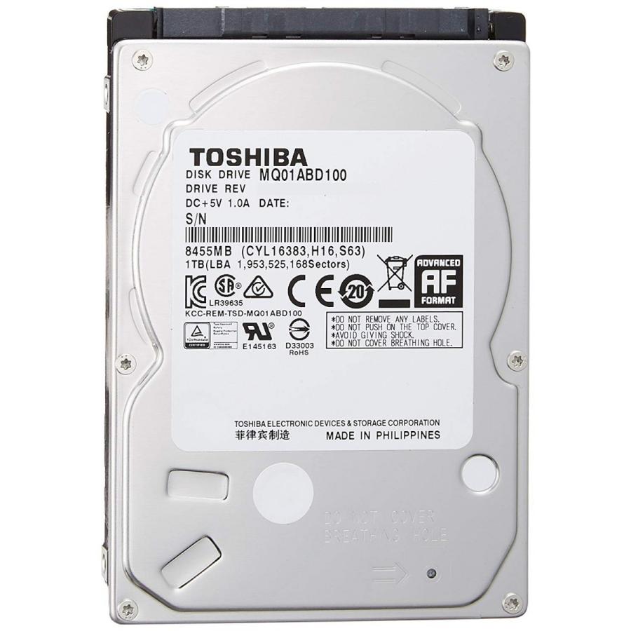 新品 並行輸入バルク品 東芝 Mq01abdシリーズ 2 5inch Sata 3gb S 1tb 5400rpm 8mb 9 5mm Mq01abd100 内蔵ハードディスク ネコポス発送 Shi Hdd 04 E Sky 中古pc専門店 通販 Yahoo ショッピング