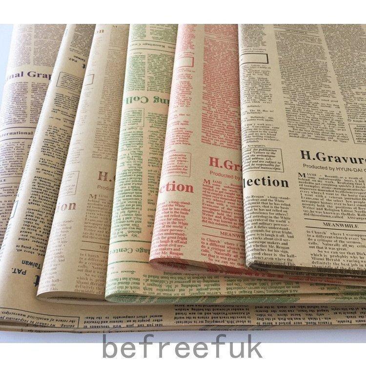包装紙 ラッピング用品 ラッピングペーパー 雑貨 ギフト 英語 英字新聞 英語新聞 お洒落 おしゃれ かわいいプレゼント Cy10 265 青空ストア 通販 Yahoo ショッピング