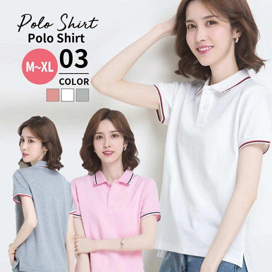 ポロシャツ レディース メンズ 半袖 夏 おしゃれ トップス 綿 コットン 涼しい 吸汗速乾 大きいサイズ ゆったり 可愛い ナチュラル 無地 Jojo 140 青空ストア 通販 Yahoo ショッピング
