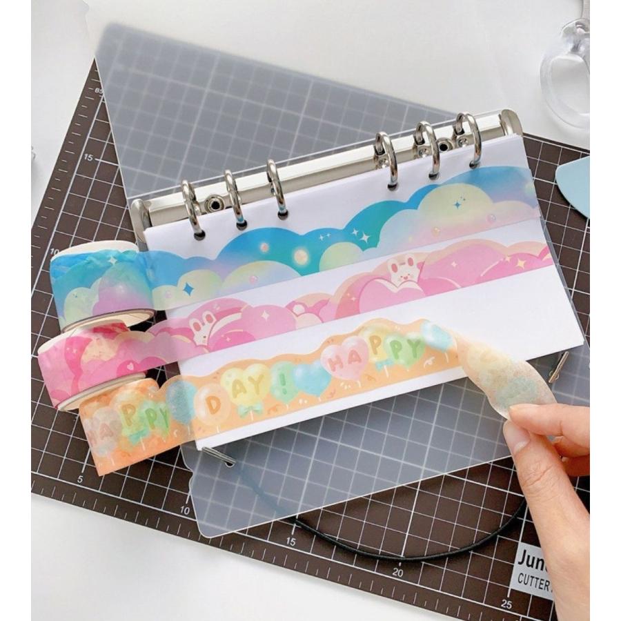 シール帳 台紙 リフィル 剥離紙 剥離シート A5 A6 40枚 シール台紙 6穴