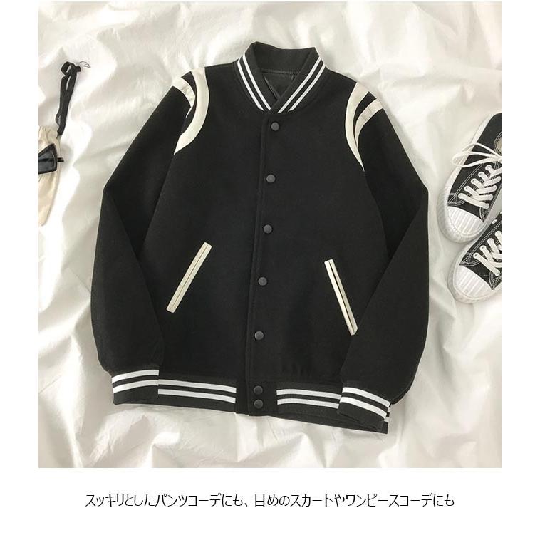 スタジャン レディース 中綿スタジャン ジャケット ジャンパー 秋 スタジアムジャンパー 秋 黒 赤 アウター カジュアル スポーツ風 お洒落 Bjt7633 Bluestar 通販 Yahoo ショッピング