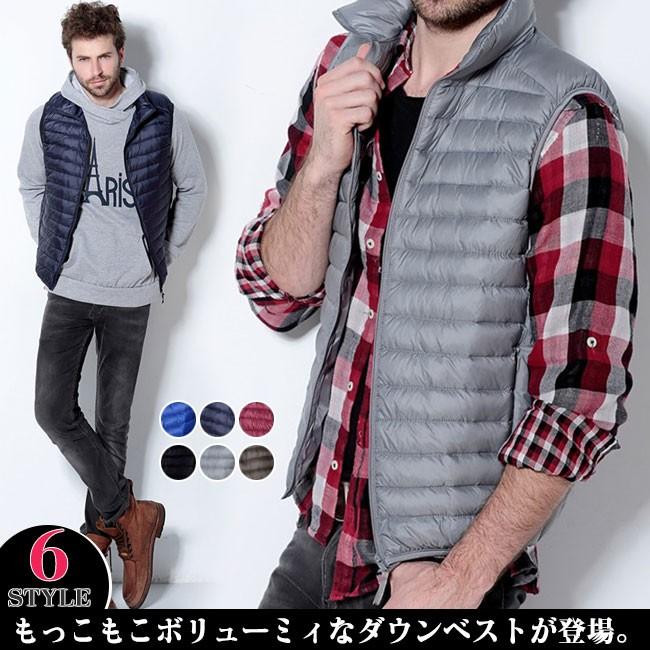 ダウンベスト ノースリーブダウンコート ベストジャケット 袖なしジャケット メンズ スタンドカラー 薄手 軽量 防寒 暖か カジュアル 秋冬新作 Dzt1841 Bluestar 通販 Yahoo ショッピング