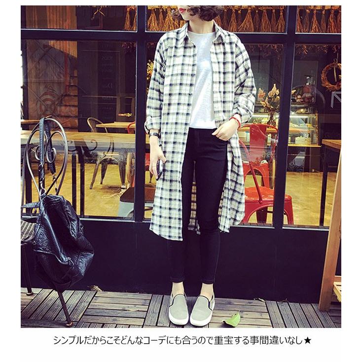 シャツワンピース チェックシャツ 秋冬アウター ブロックチェック レディース チェック ロングシャツ ミディアムワンピース 薄手 秋新作 リアル
