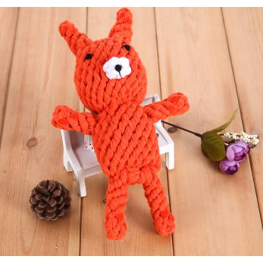 オンライン限定商品 小型犬用 選べる小さな犬種のための柔らかく噛むアイテム 噛むおもちゃ 手織り アニマルロープ 14種類 Cisama Sc Gov Br