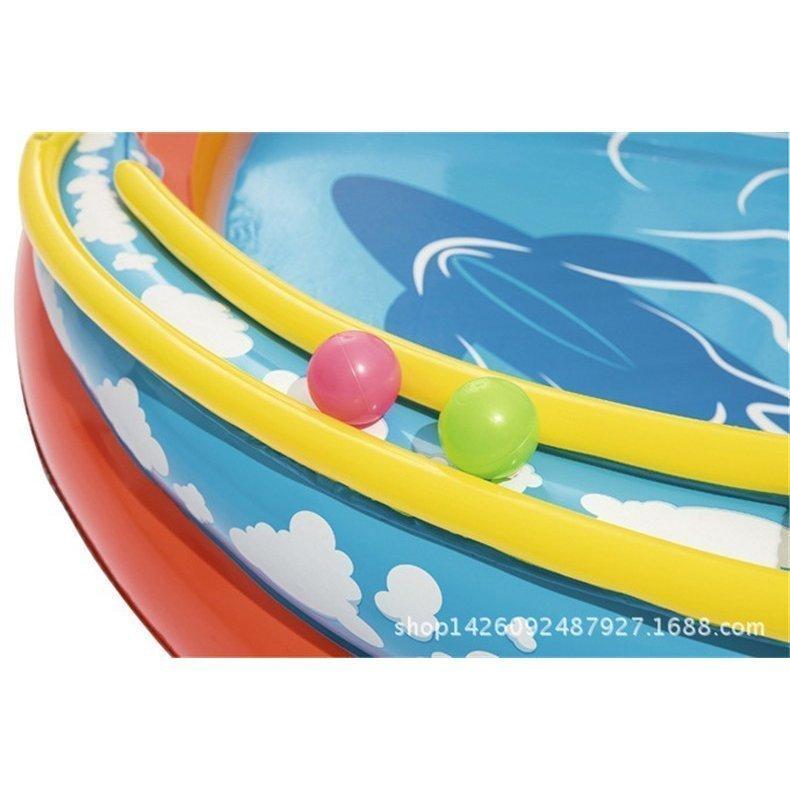 家でプール遊び！ビニールプール 家庭用プール 対象年齢３歳 子供プール new 水遊び おもちゃ 火山のプール 滑り台付き スライダー 