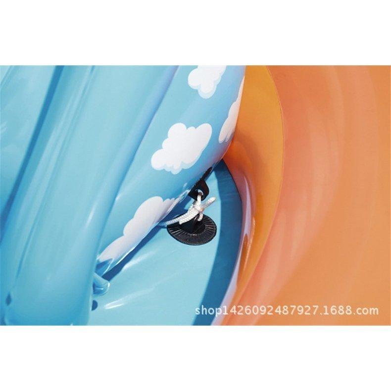 家でプール遊び！ビニールプール 家庭用プール 対象年齢３歳 子供プール new 水遊び おもちゃ 火山のプール 滑り台付き スライダー 