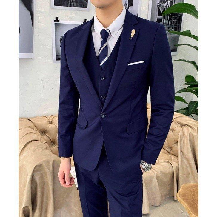 スリーピース スーツ スリムスーツ 3ピース フレッシャーズ メンズスーツ ビジネススーツ 礼服 1つボタンスーツ フォーマルスーツ  :p21287372df13:Bluestore1 - 通販 - Yahoo!ショッピング