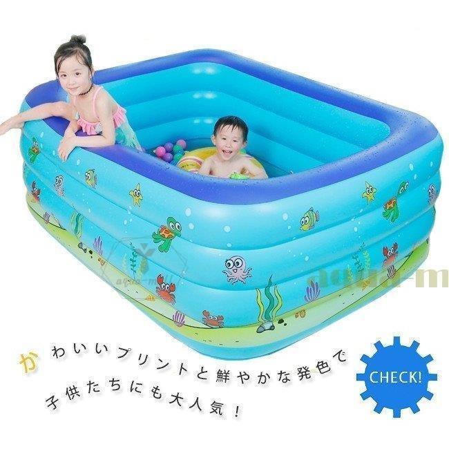 ビニールプール 電動ポンプ 大型 深い 長方形 家庭用プール ファミリープール 子供用ビニールプール サイズ表記は目安です