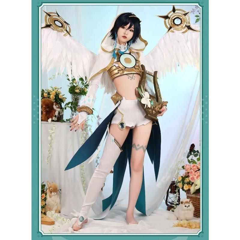 【三分妄想1/3Delusion】原神 Genshin ウェンティ-Venti バルバトス 神装 コスプレ衣装 コスチューム 
