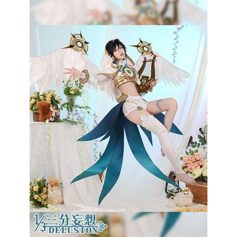 【三分妄想1/3Delusion】原神 Genshin ウェンティ-Venti バルバトス 神装 コスプレ衣装 コスチューム 