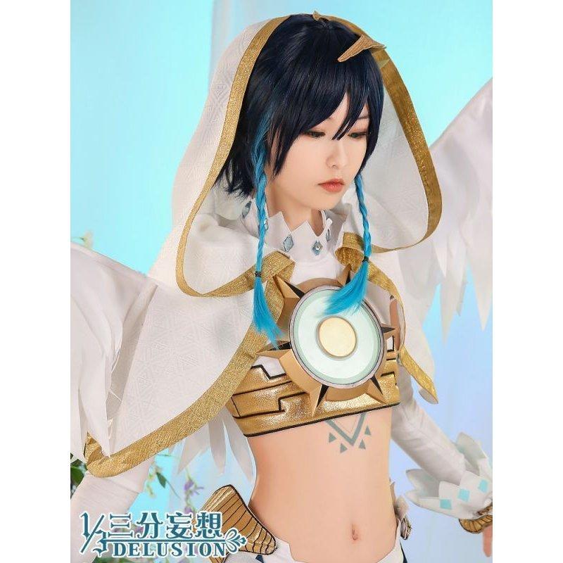 【三分妄想1/3Delusion】原神 Genshin ウェンティ-Venti バルバトス 神装 コスプレ衣装 コスチューム 